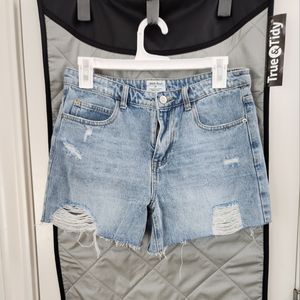 White Birch Distressed Shorts